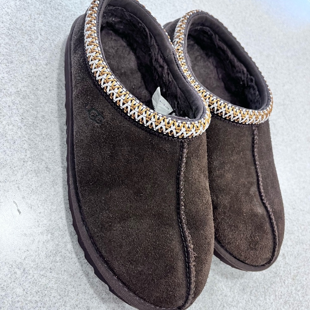 Dusted Cocoa Ugg Tasman Slippers Sz 6 - Picture 2 of 10